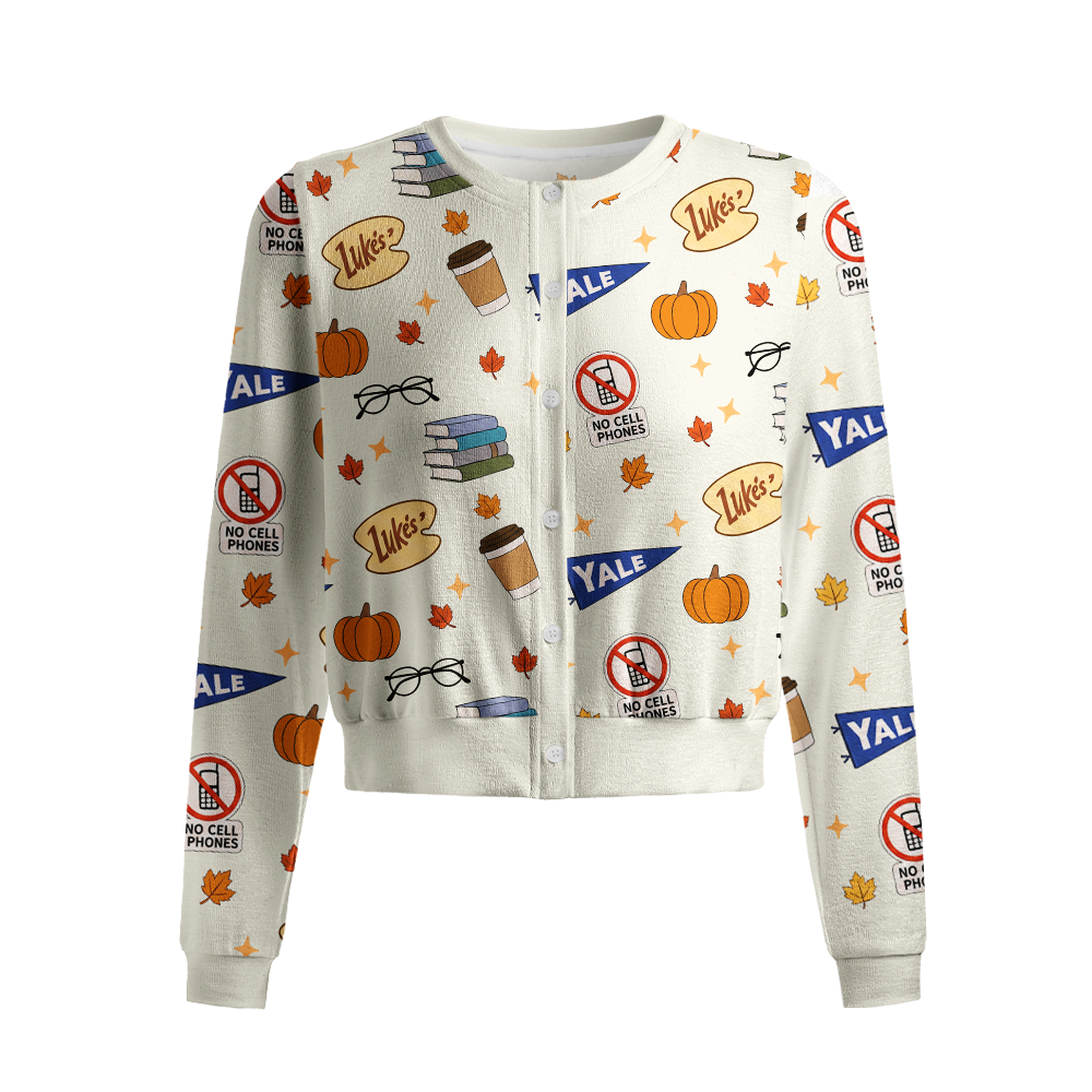 Pagewings Gilmore Girls Crew Neck Cardigan Sweaters