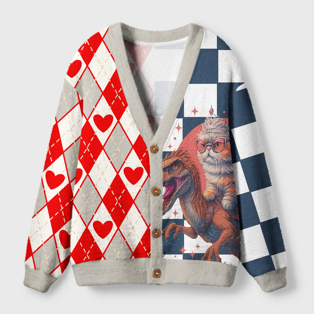 Pagewings Fantasy Reading Light Knit Unisex Cardigan Sweaters
