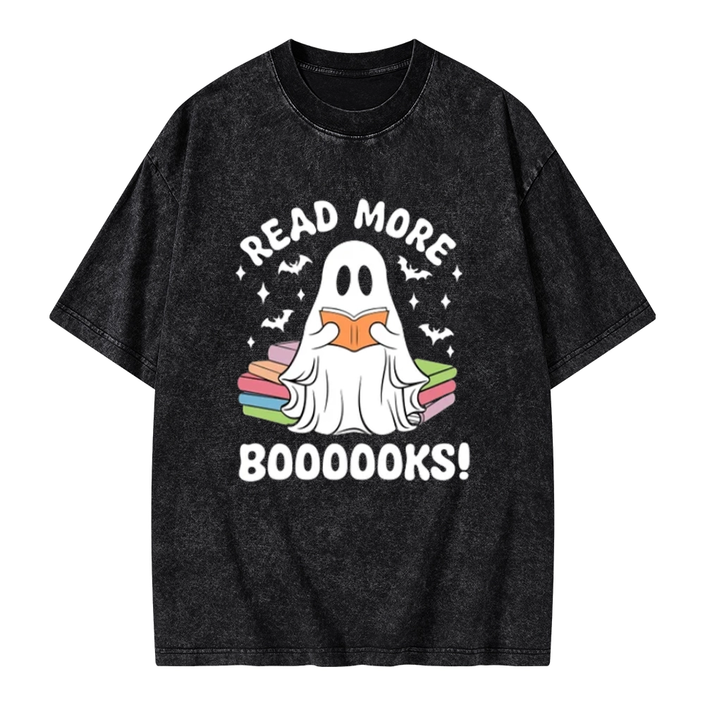 Pagewings Read More Booooks Unisex Washed T-shirt