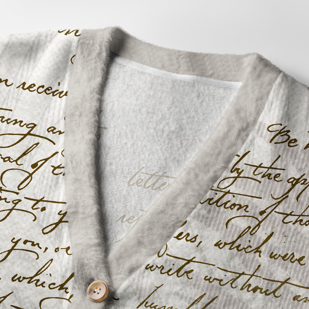 Pagewings Barely Tolerable Book Lover Light Knit UnisexCardigan Sweaters