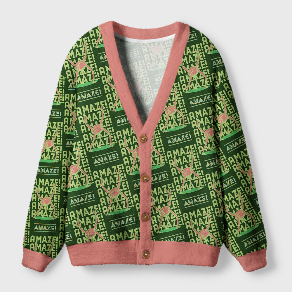 Pagewings Science Fiction Lover Light Knit Unisex Cardigan Sweaters
