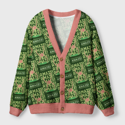 Pagewings Science Fiction Lover Light Knit Unisex Cardigan Sweaters