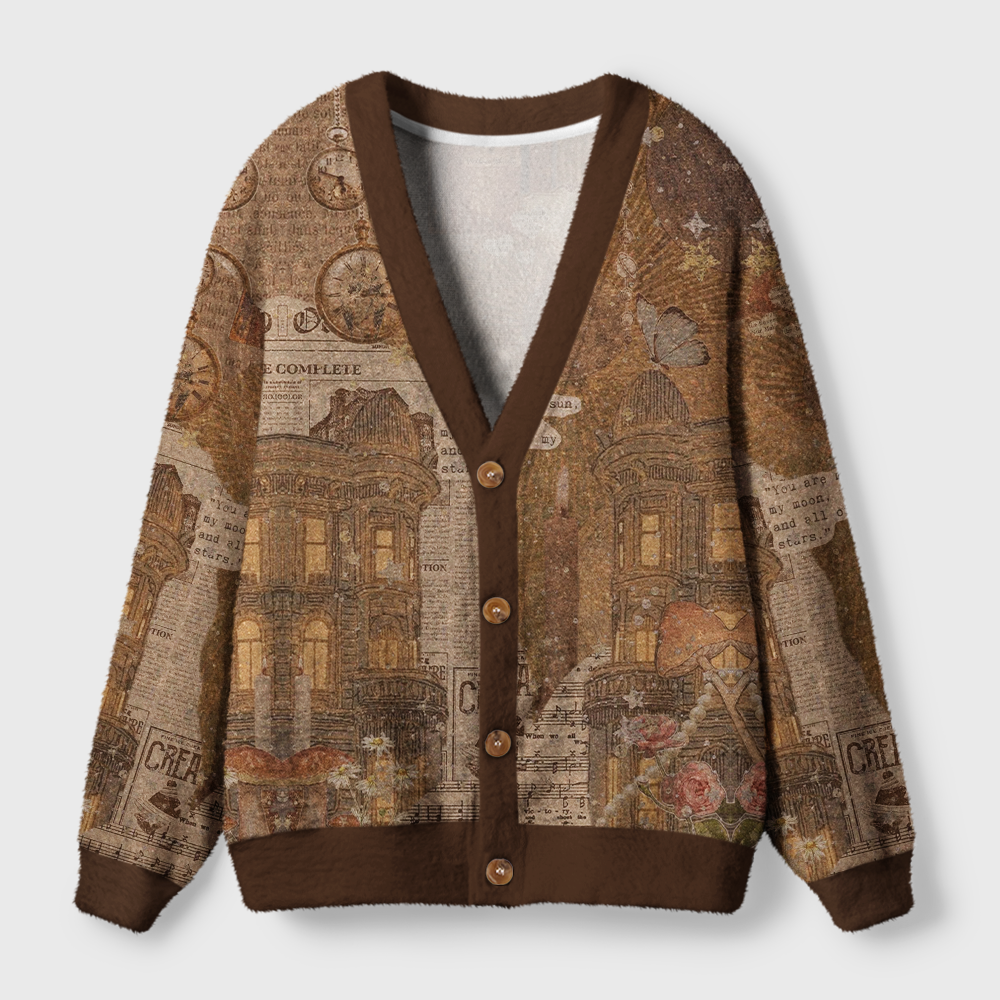 Pagewings House Complete Light Knit Unisex Cardigan Sweaters