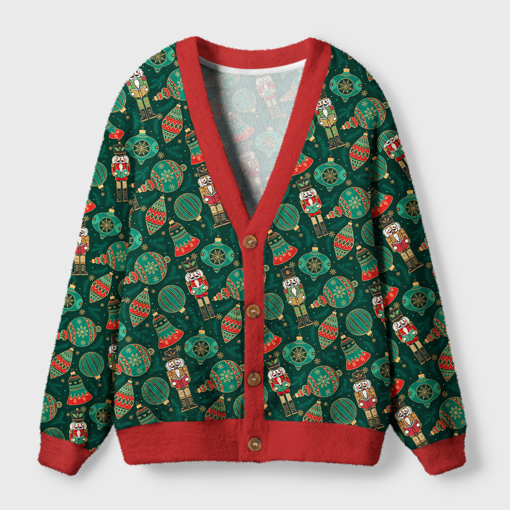 Pagewings Festive Reading  Light Knit Unisex Cardigan Sweaters
