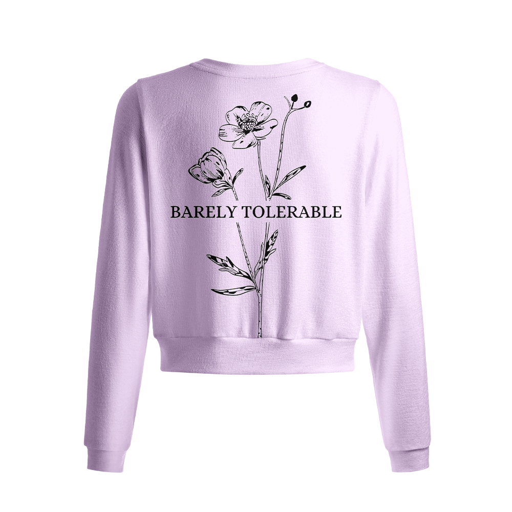 Pagewings Pride And Prejudice Barely Tolerable Essential Crew Neck Cardigan Sweaters