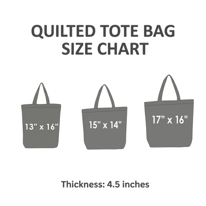 A-绗缝褶皱托特包上架模板Pagewings Quilted Tote Bag