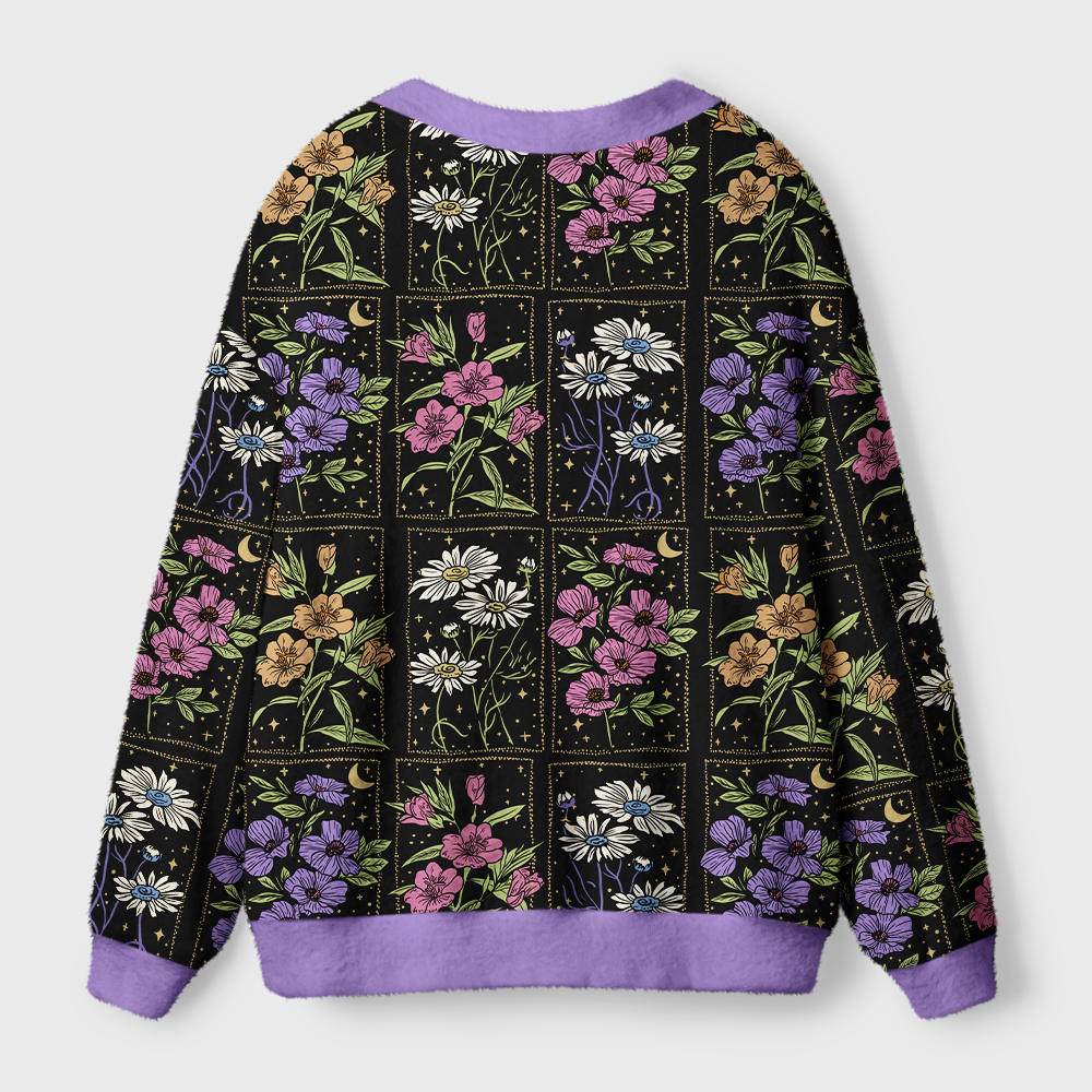Pagewings Floral Light Knit Unisex Cardigan Sweaters