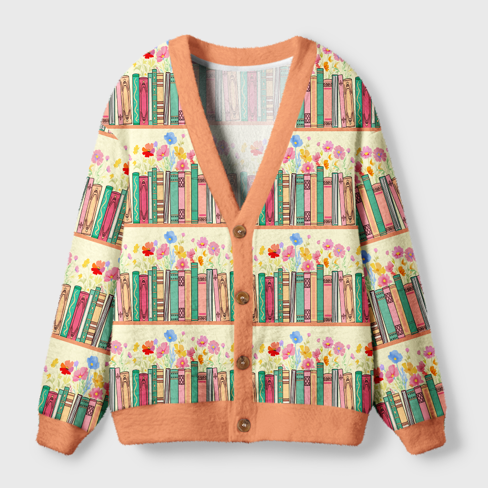 Pagewings Bookish Vibe Light Knit Unisex Cardigan Sweaters