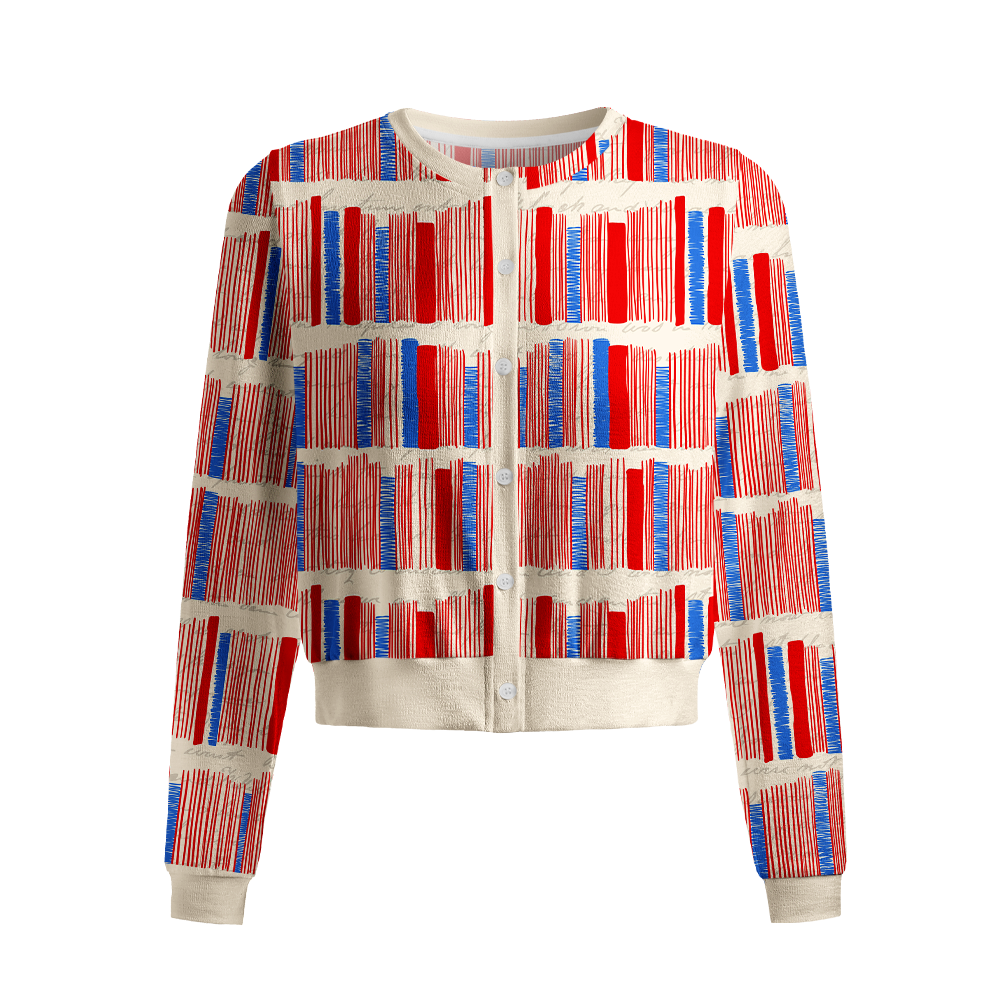 Pagewings 文案  Crew Neck Cardigan Sweaters