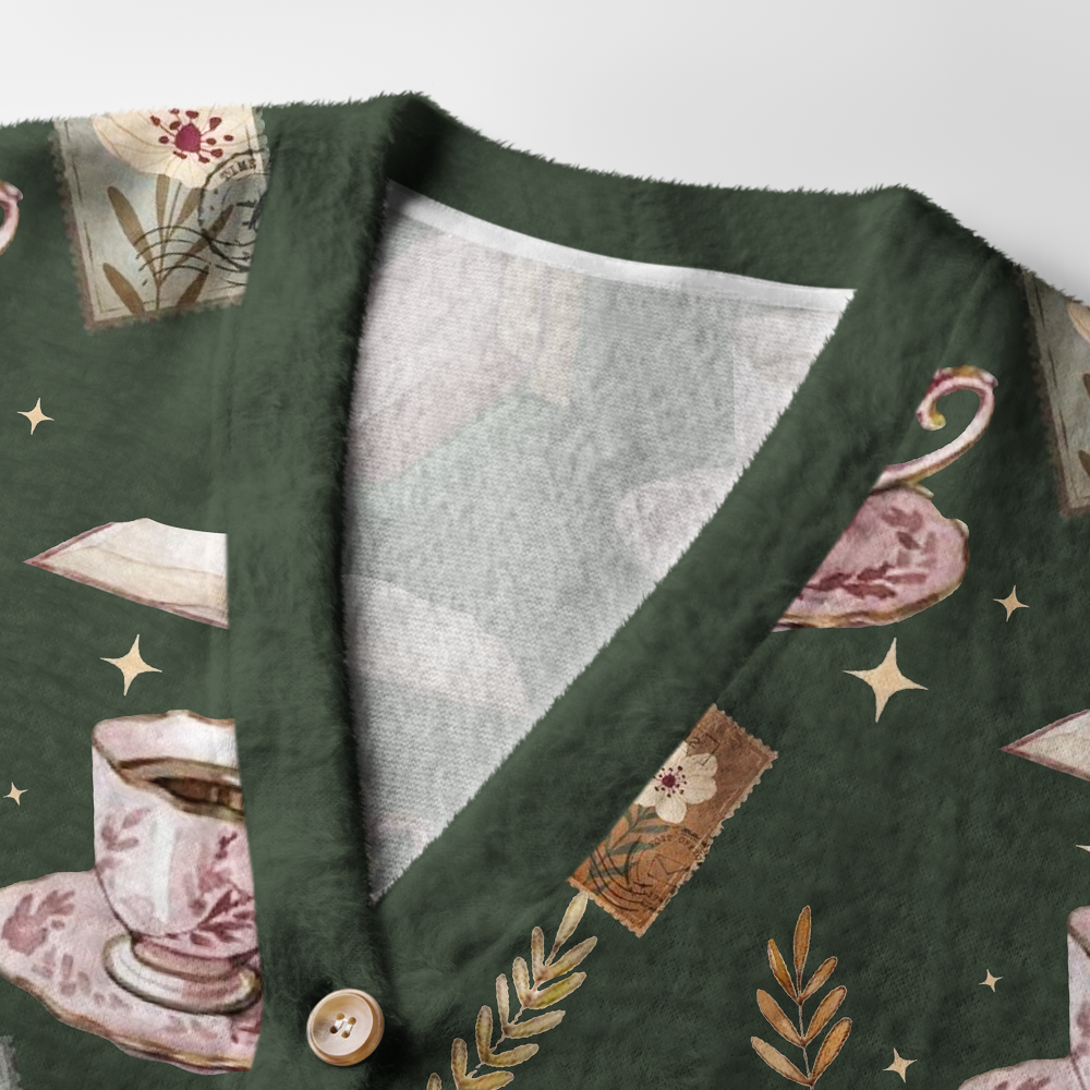 Pagewings I Love Books Light Knit Unisex Cardigan Sweaters