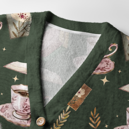 Pagewings I Love Books Light Knit Unisex Cardigan Sweaters