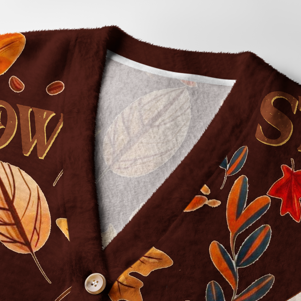 Pagewings Stars Hollow Light Knit Unisex Cardigan Sweaters