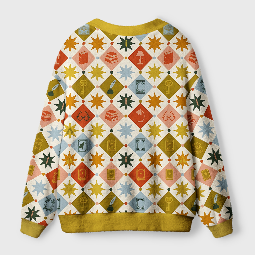 Pagewings Bookish Vibe Light Knit Unisex Cardigan Sweaters