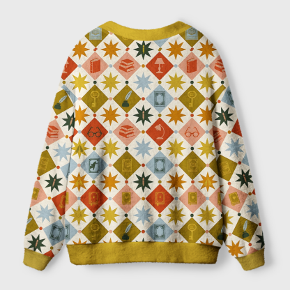 Pagewings Bookish Vibe Light Knit Unisex Cardigan Sweaters