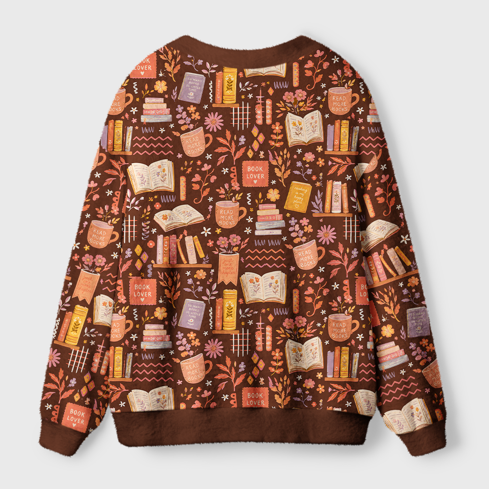 Pagewings Bookish Vibe Light Knit Unisex Cardigan Sweaters