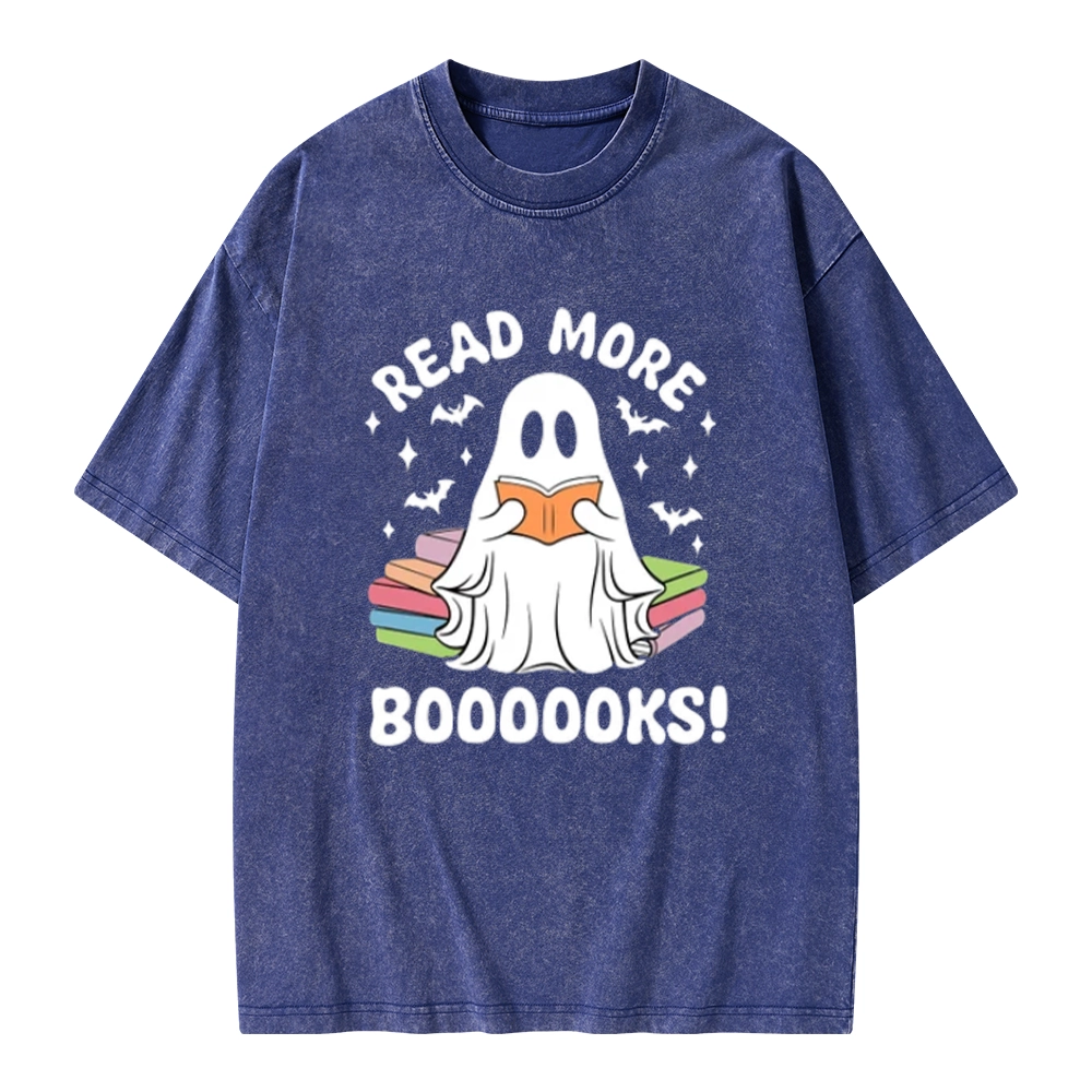 Pagewings Read More Booooks Unisex Washed T-shirt