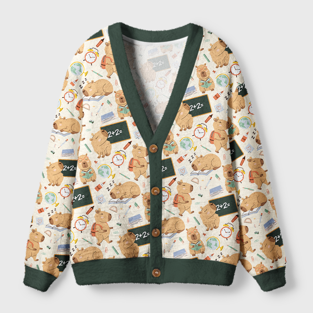 Pagewings Book Lover Light Knit Unisex Cardigan Sweaters