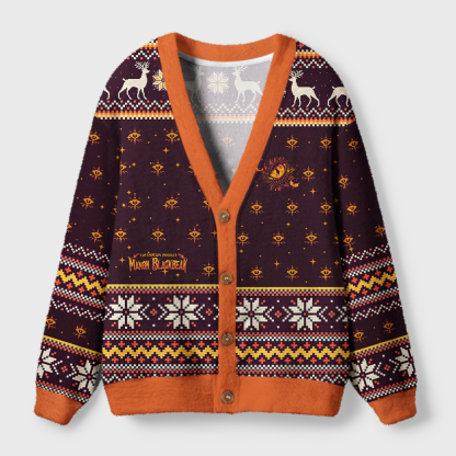 Pagewings Manon Blackbeak Light Knit Unisex Cardigan Sweaters