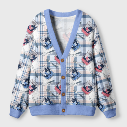 Pagewings Books Are My Jam Light Knit Unisex Cardigan Sweaters
