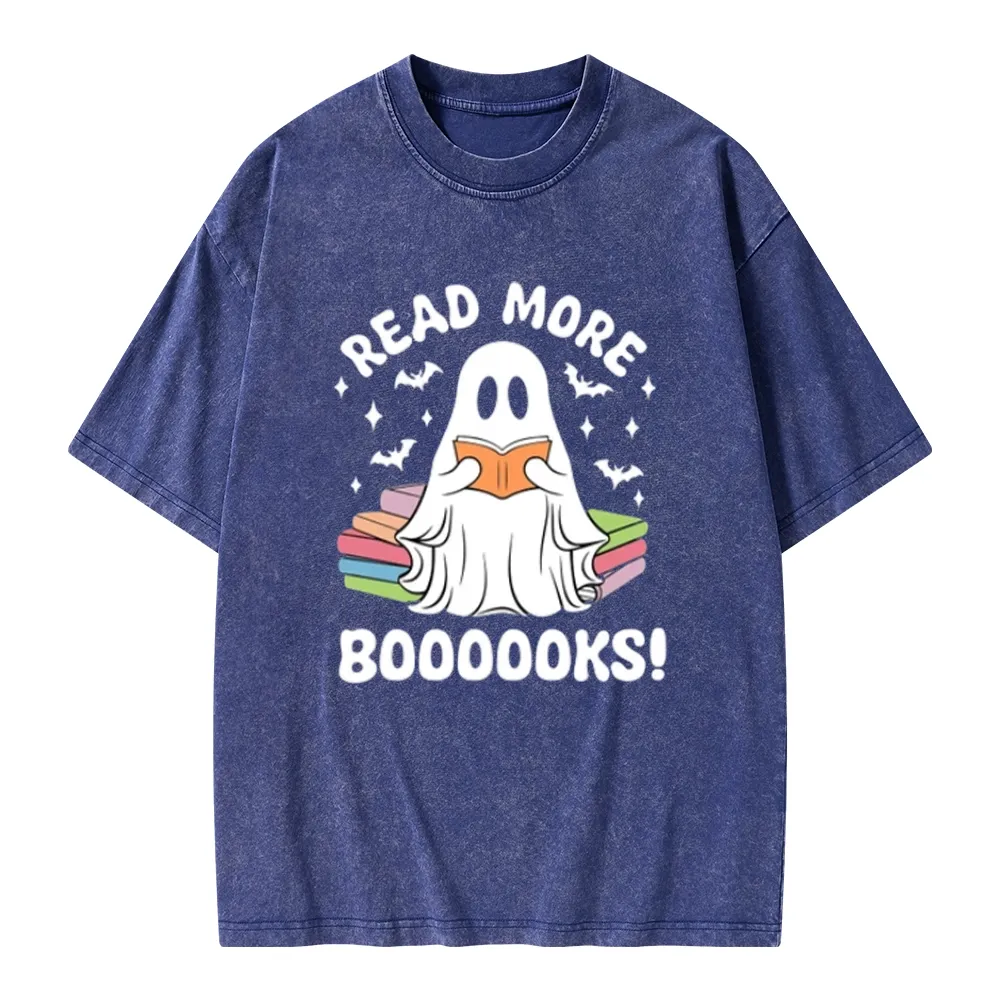 Pagewings Read More Booooks Unisex Washed T-shirt
