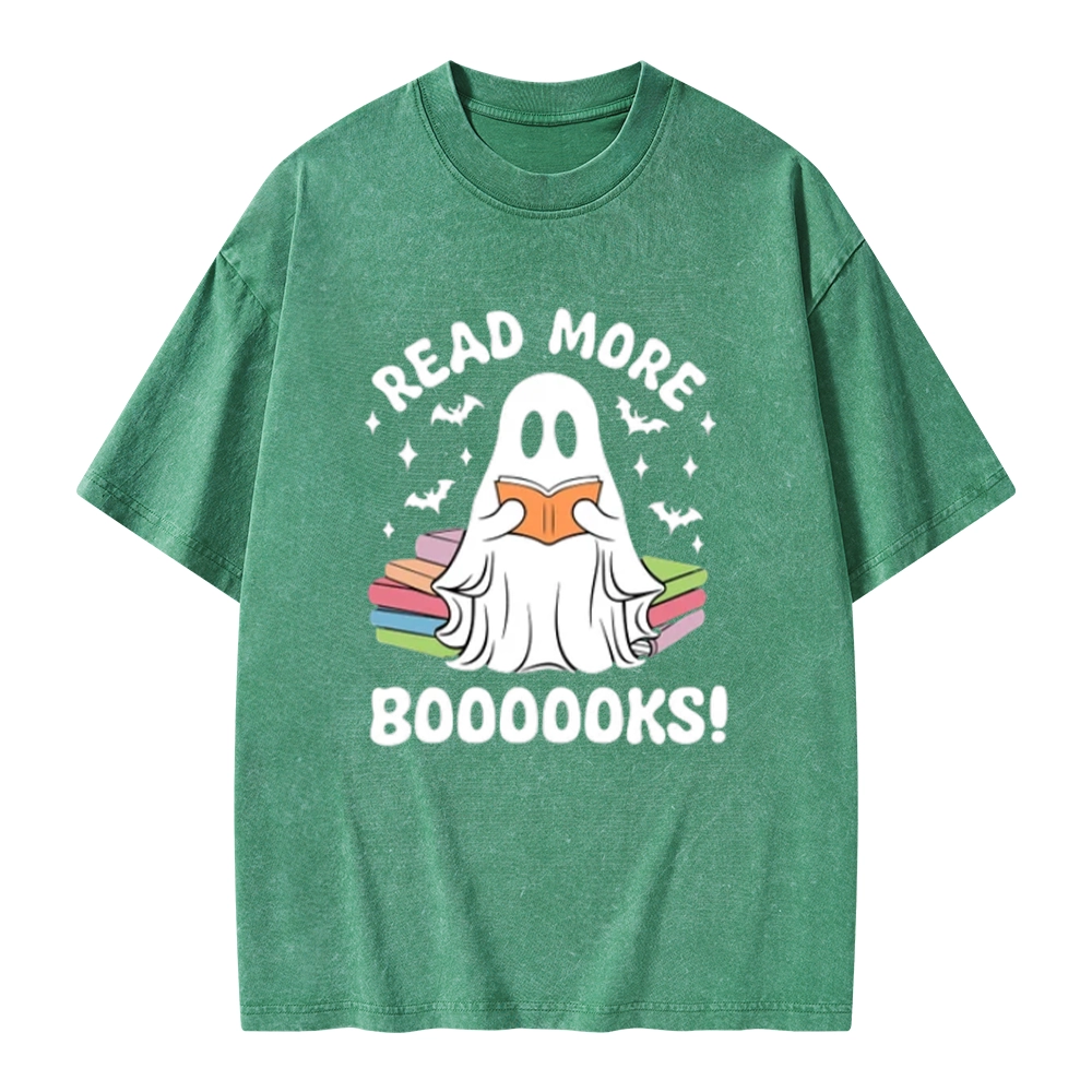Pagewings Read More Booooks Unisex Washed T-shirt
