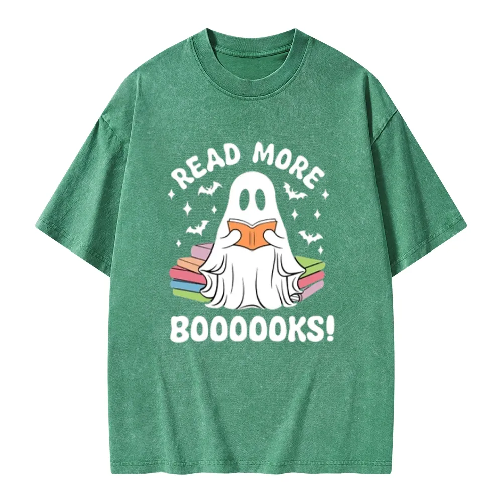 Pagewings Read More Booooks Unisex Washed T-shirt