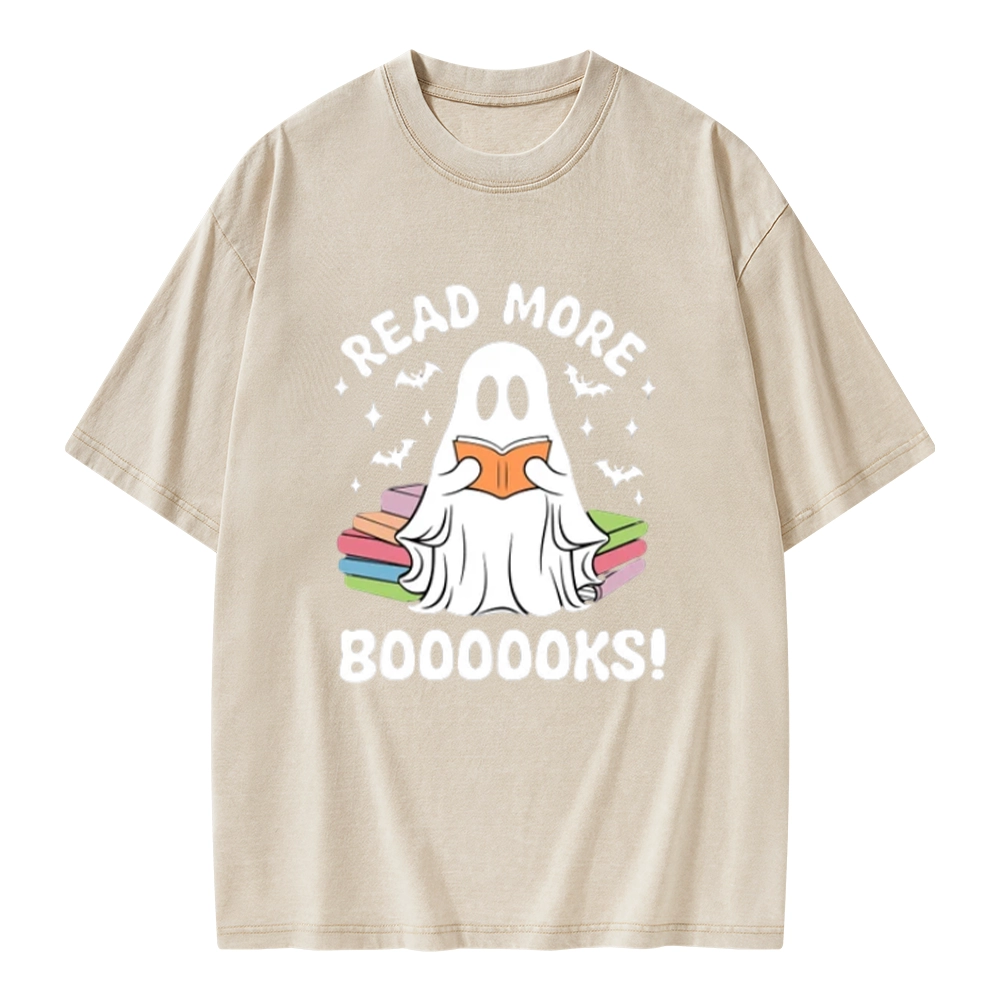 Pagewings Read More Booooks Unisex Washed T-shirt
