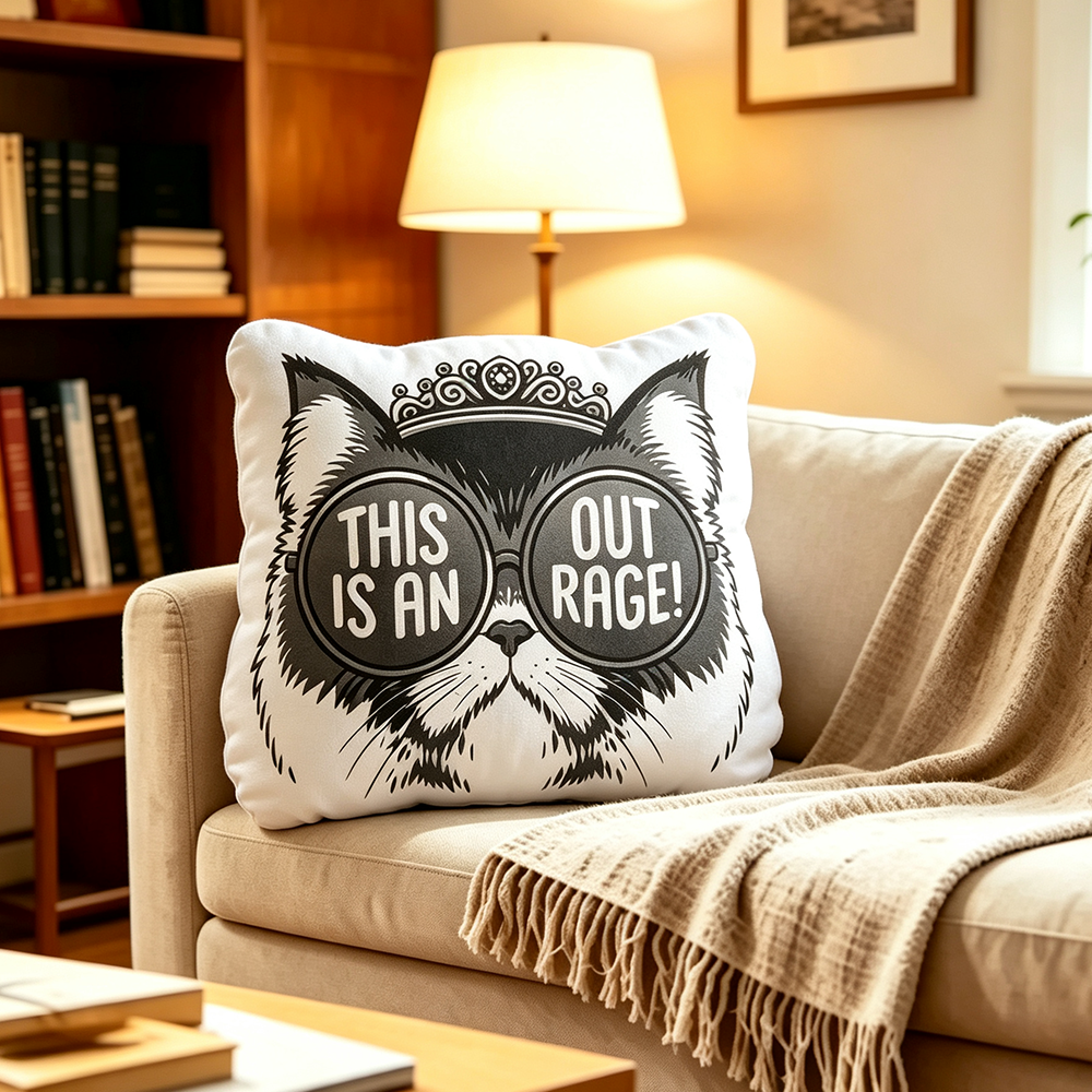 Pagewings Sci Fi Lover Shaped Throw Pillow