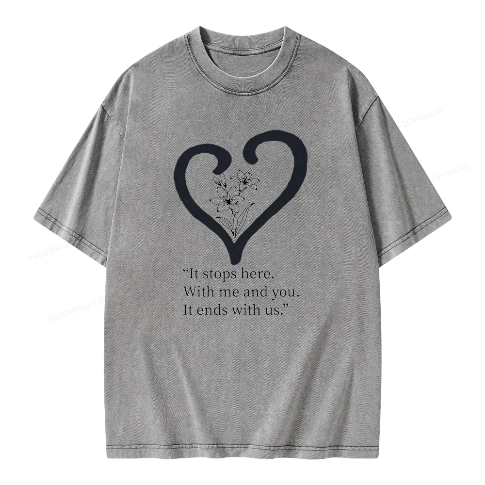 Pagewings Emotionally Attached To Fictional Characters Unisex Washed T