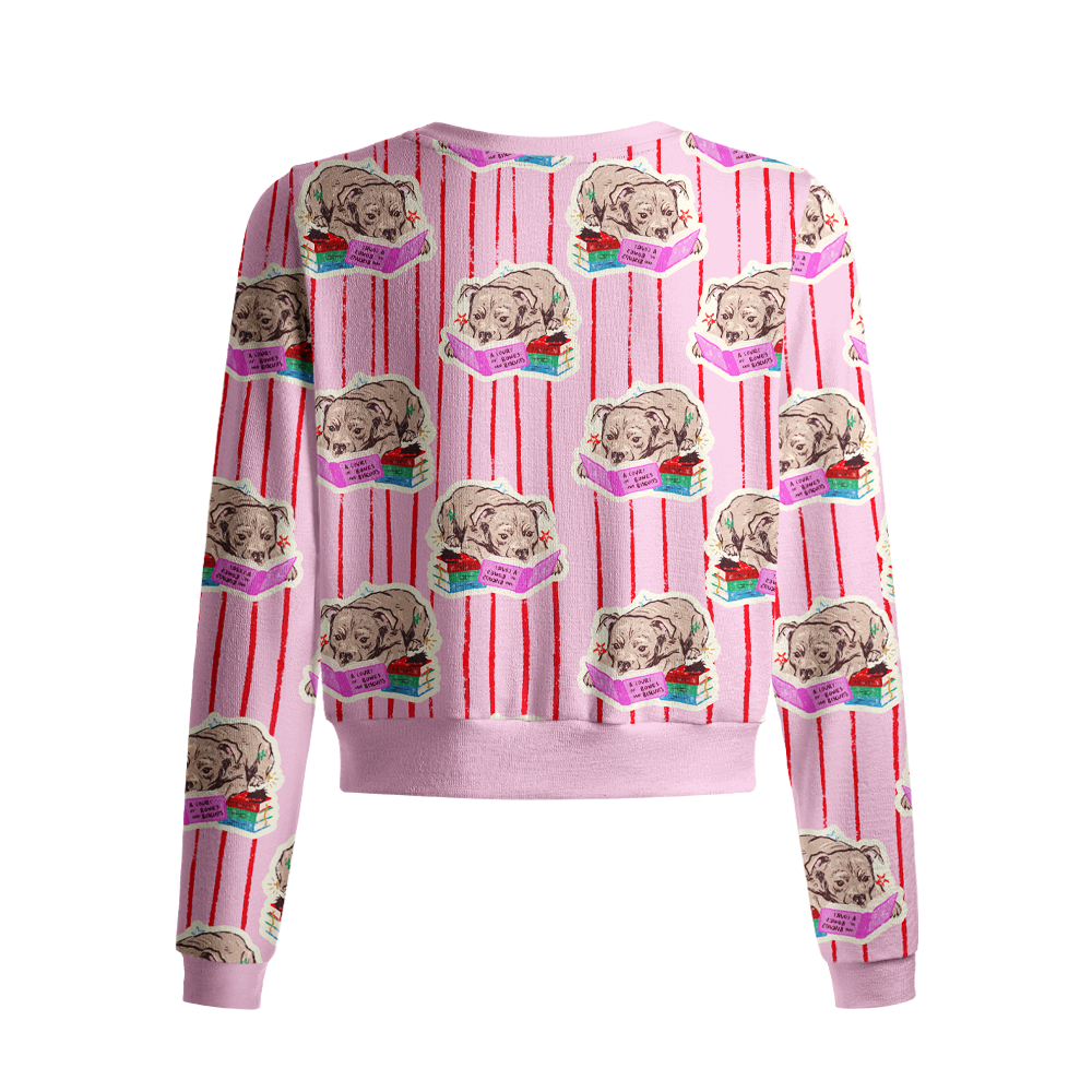 Pagewings Fantasy Reader Crew Neck Cardigan Sweaters