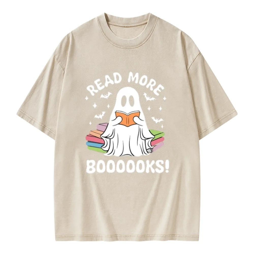 Pagewings Read More Booooks Unisex Washed T-shirt