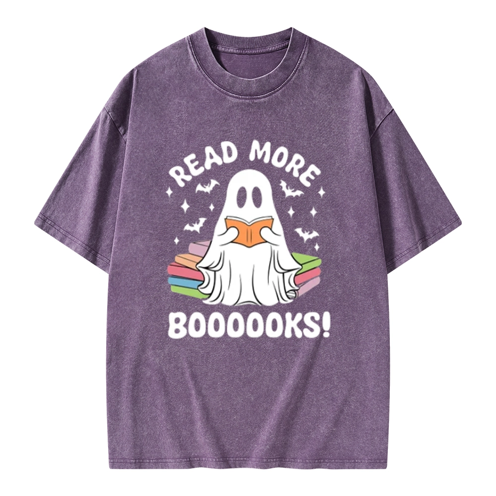 Pagewings Read More Booooks Unisex Washed T-shirt