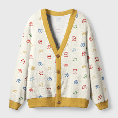 Pagewings Sci Fi Book Lover Light Knit Unisex Cardigan Sweaters
