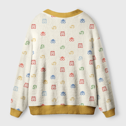 Pagewings Sci Fi Book Lover Light Knit Unisex Cardigan Sweaters