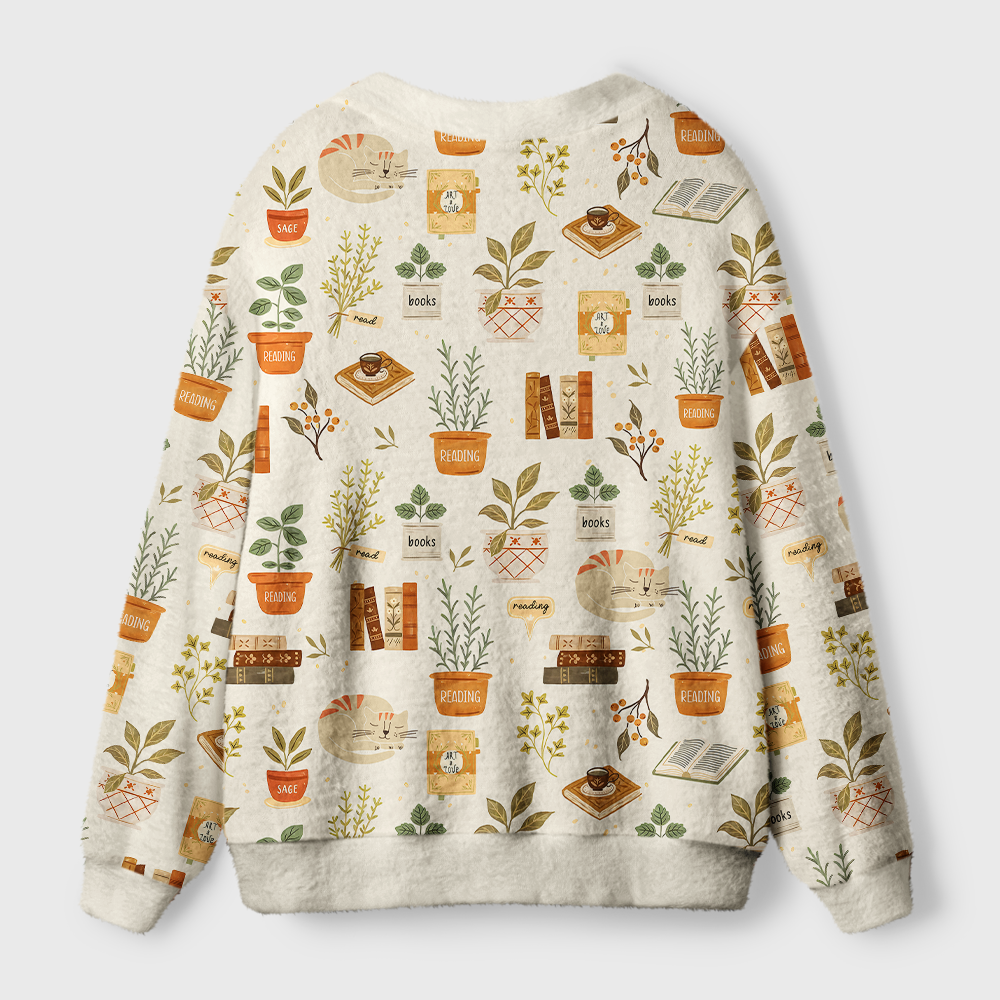 Pagewings Bookish Vibe Light Knit Unisex Cardigan Sweaters