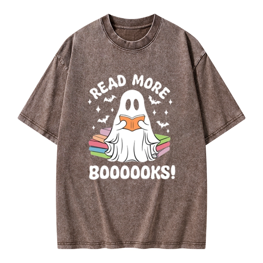 Pagewings Read More Booooks Unisex Washed T-shirt