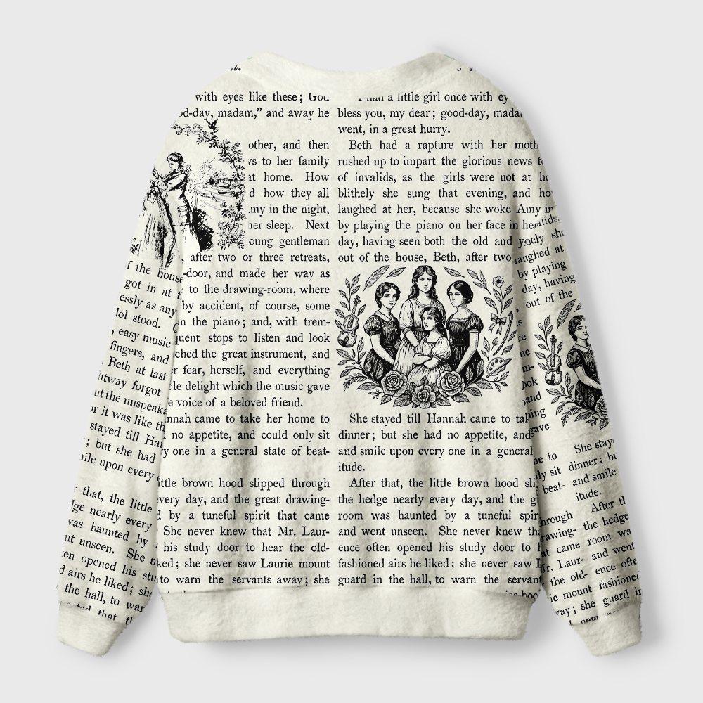 Pagewings Literary Light Knit Unisex Cardigan Sweaters