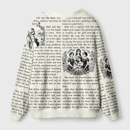 Pagewings Literary Light Knit Unisex Cardigan Sweaters