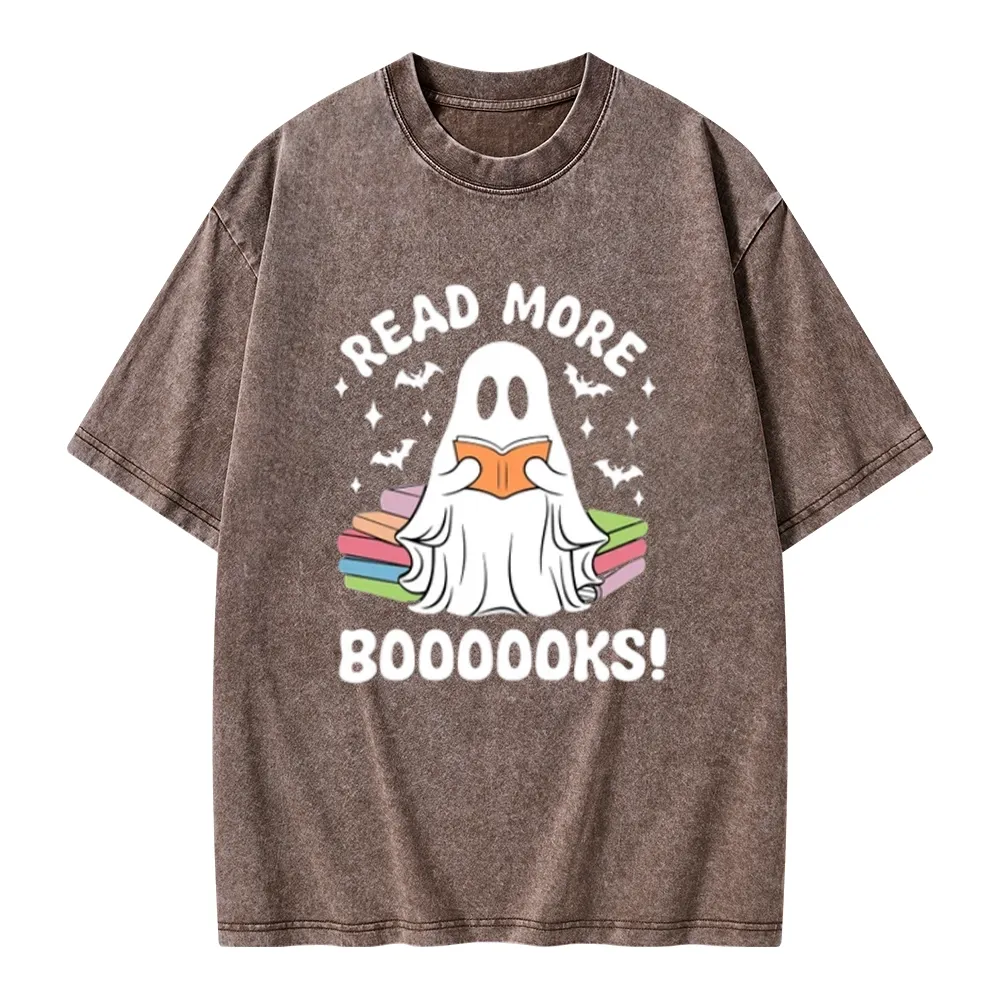 Pagewings Read More Booooks Unisex Washed T-shirt