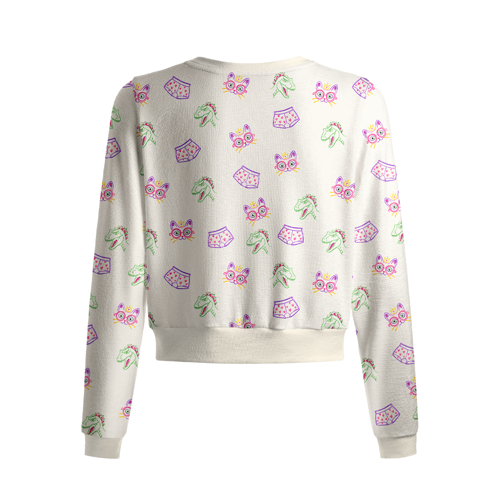 Pagewings Sci Fi Book Lover Crew Neck Cardigan Sweaters