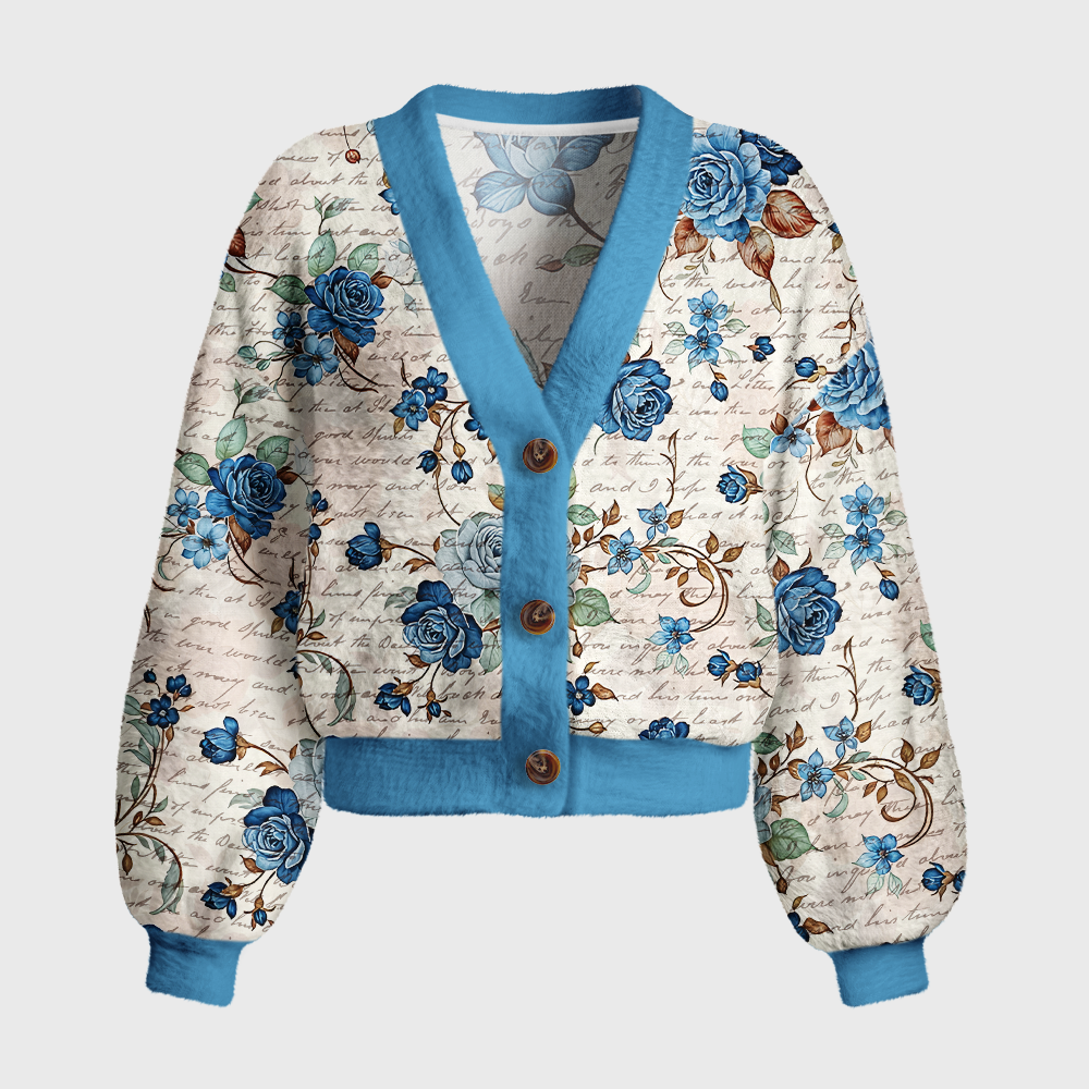 Pagewings Book Lover Women's Cardigan Sweater