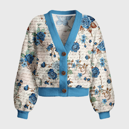 Pagewings Book Lover Women's Cardigan Sweater