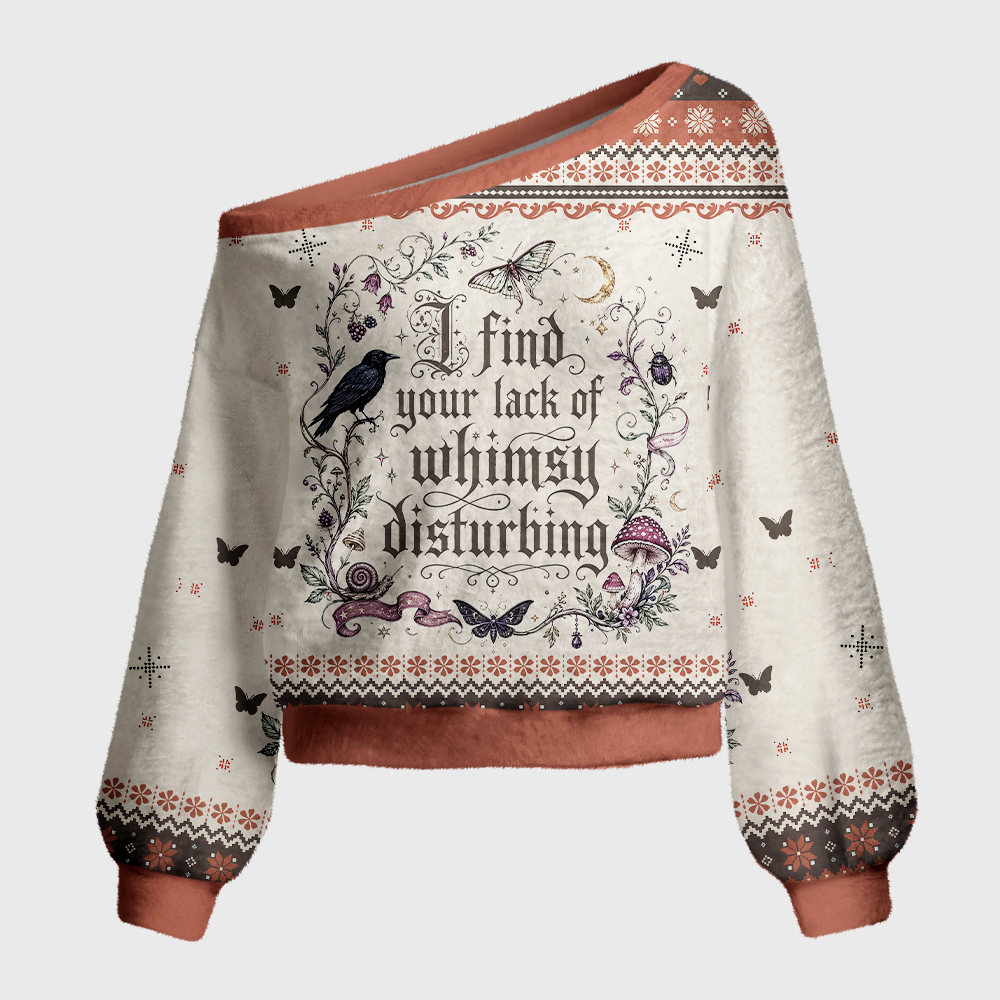 Pagewings The Matriarchy Would Never Off Shoulder Ugly Knit Sweater