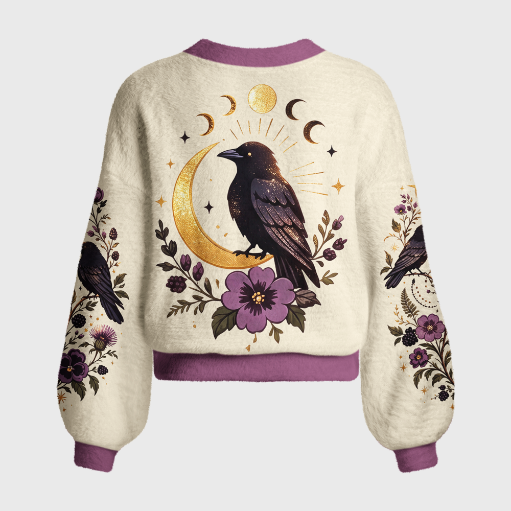 Pagewings Raven Women's Cardigan Sweater