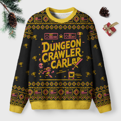 Pagewings Dystopian Book Lovers Unisex Ugly Light Knit Sweatshirt