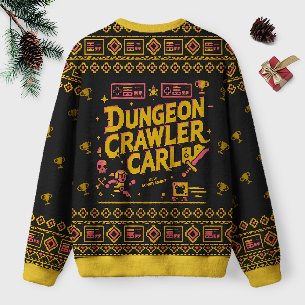Pagewings Dystopian Book Lovers Unisex Ugly Light Knit Sweatshirt