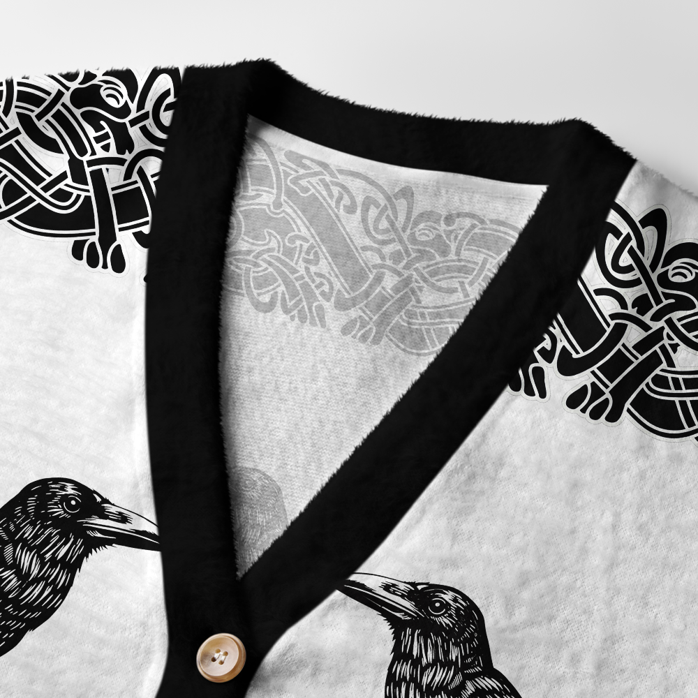 Pagewings Nevermore Light Knit Unisex Cardigan Sweaters