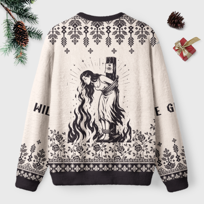Pagewings Girls Will Be Girls Unisex Ugly Light Knit Sweatshirt
