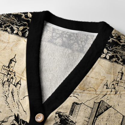 Pagewings Each Book Is A New Adventure Light Knit Unisex Cardigan Sweaters