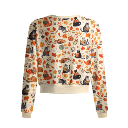 Pagewings Nevermore Crew Neck Cardigan Sweaters